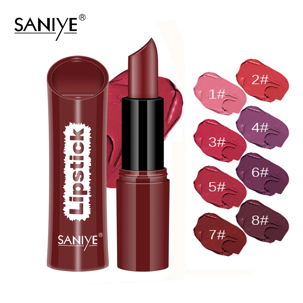 Стойкая матовая губная помада SANIYE нюдовый макияж Увлажняющая красные губы