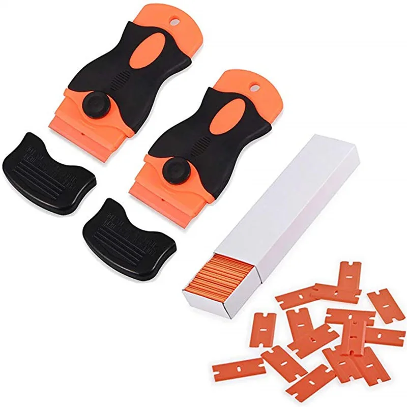 2 шт. скребок с пластиковыми лезвиями для удаления клея 1 5 дюйма|Скребок| |