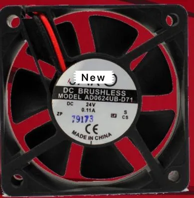 

For ADDA AD0624UB-D71 DC 24V 0.11A 60x60x15mm Server Cooling Fan