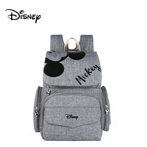 Другое Disney Pre-design многофункциональная сумка для ухода за ребенком для мамы модная сумка для подгузников на двух плечах рюкзак для подгузников с крючками серый черный - Цвет: Другое
