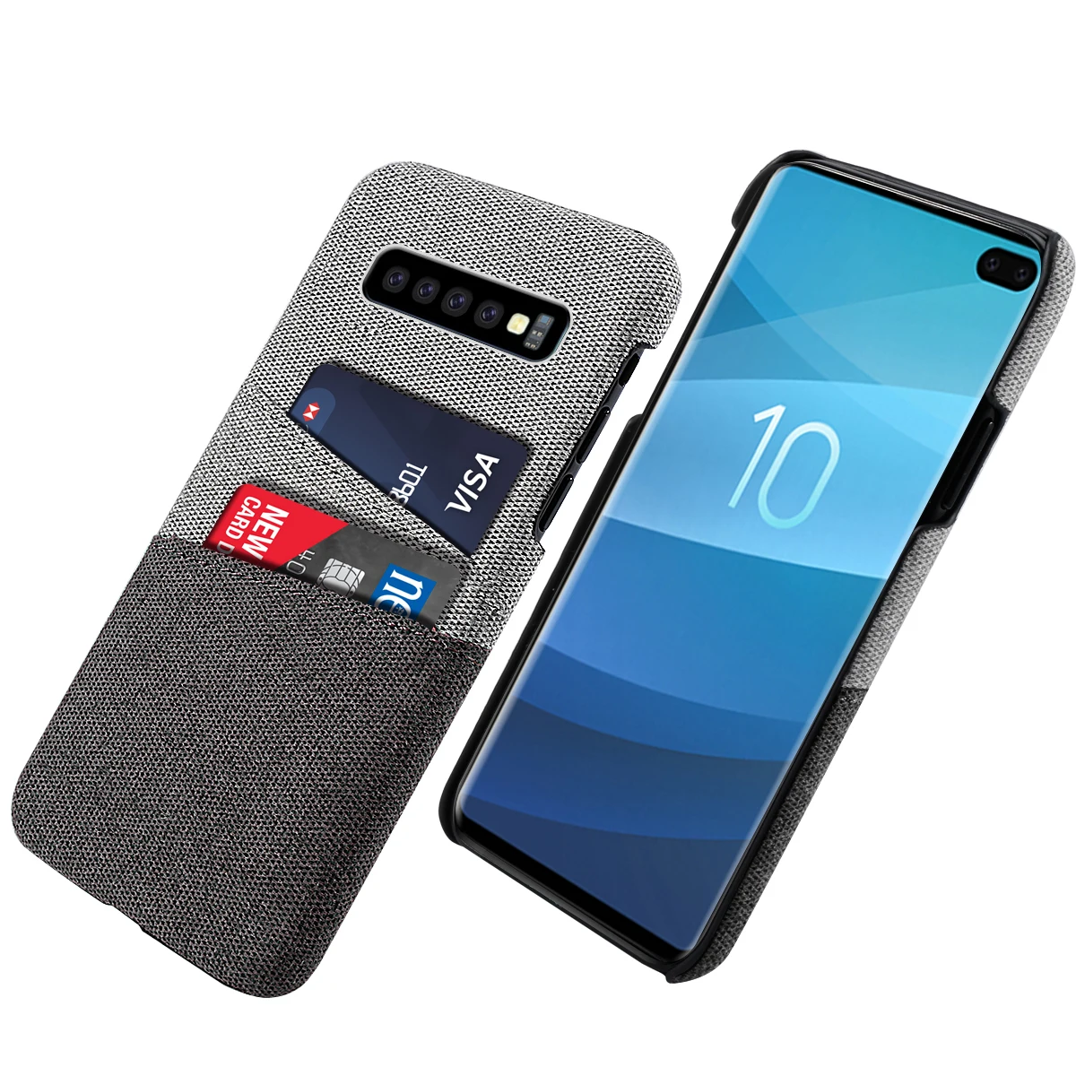 03 Для samsung S10 5G чехол для телефона тонкий жесткий PC тканевый чехол для телефона Galaxy A50 A40 A30 A20 A10 samsung S10e чехол со слотом для карт - Цвет: 03