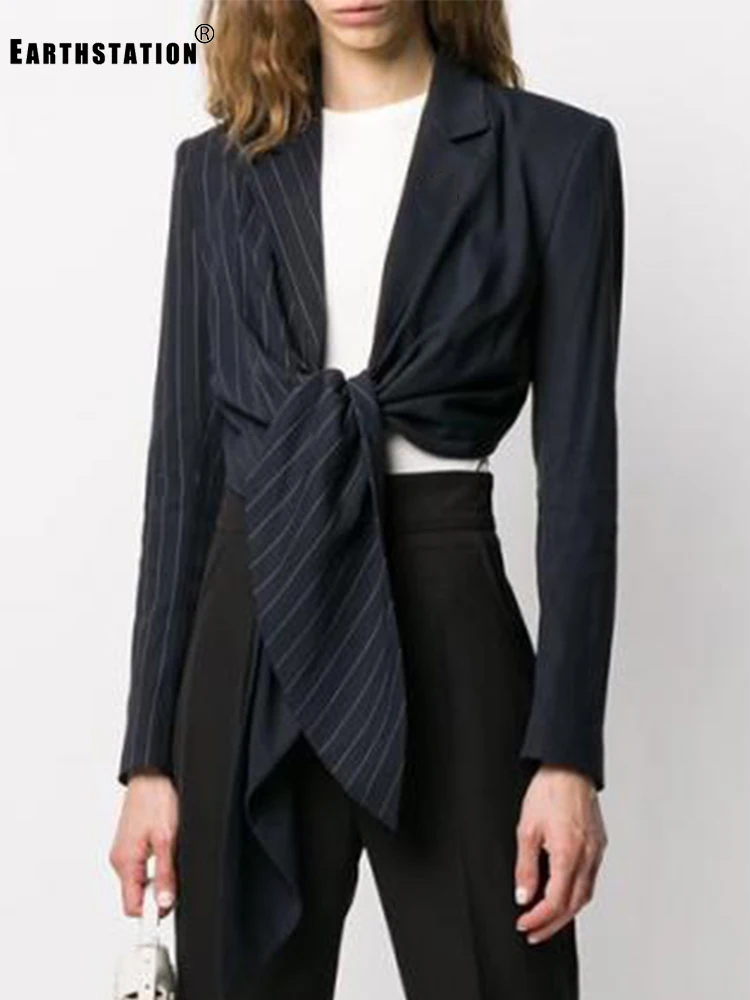 Женское короткое пальто с завышенной талией необычное стильное на осень|Женские