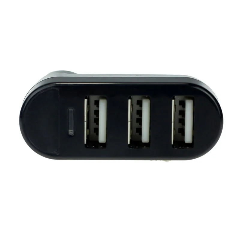 Мини-Разветвитель USB usb-хаб 3 порта 2 0 прямая вставка вращающийся Порт Тонкий хаб
