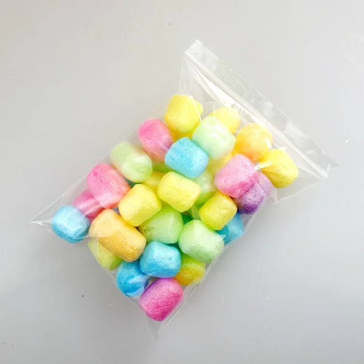 DIY слизи наполнитель грязи Декор Кристалл шелкопряда оболочки пушистые амулеты