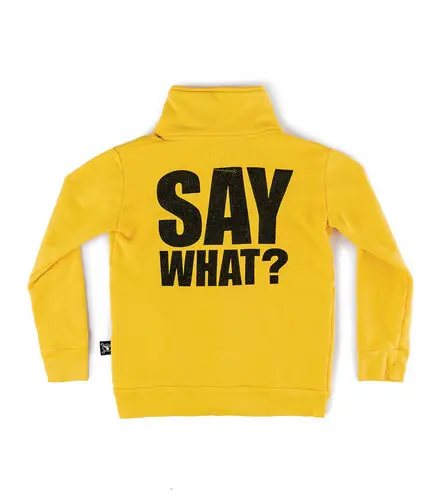 say what yellow Коллекция года, зимние детские толстовки с капюшоном и рисунком черепа, толстовки, одежда для девочек, куртки, пальто, одежда для мальчиков, vestidos, Рождество - Цвет: say what yellow