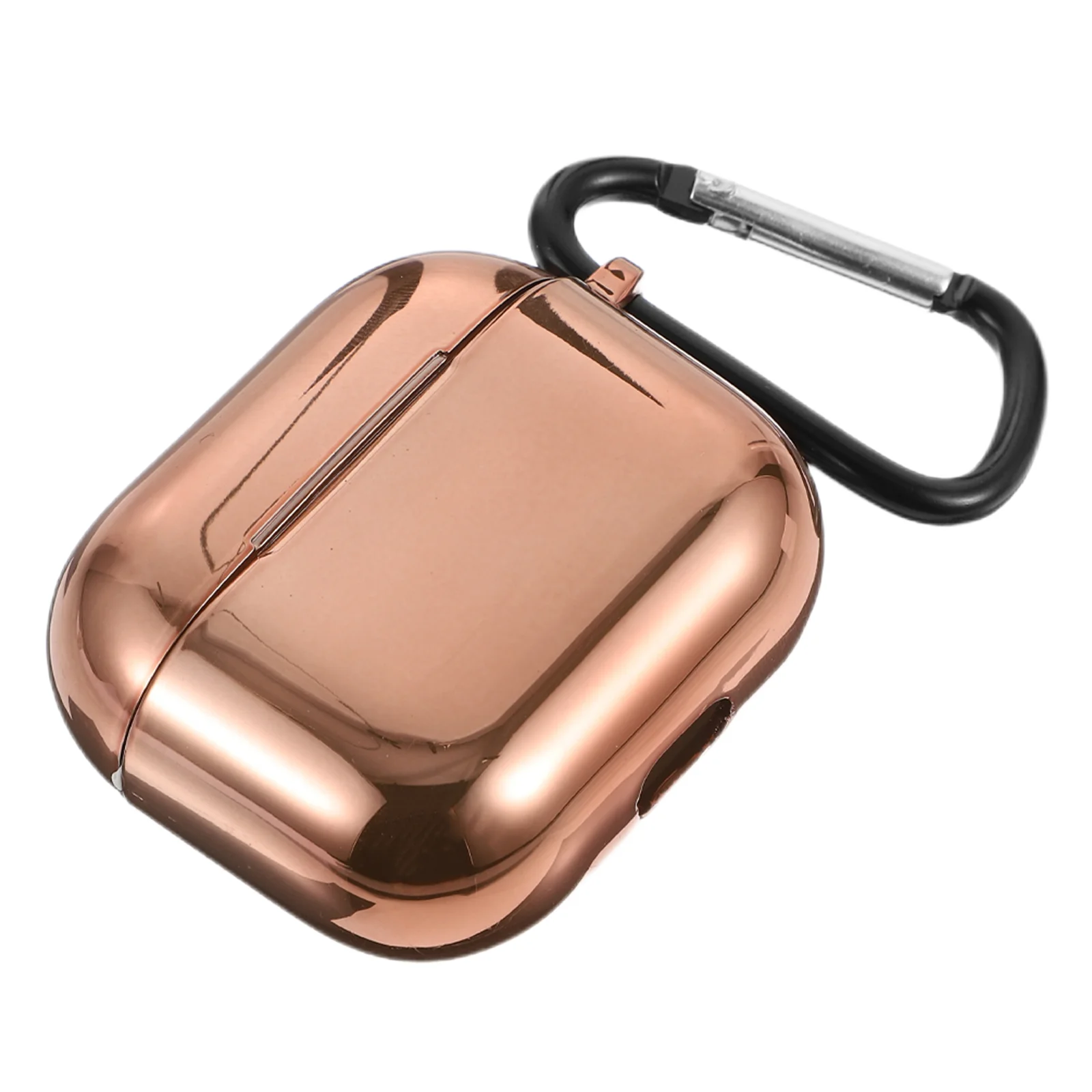 

1Pc Simple Wireless Earphone Cover Compatible for Apple Airpods3/4 (Rose Gold)