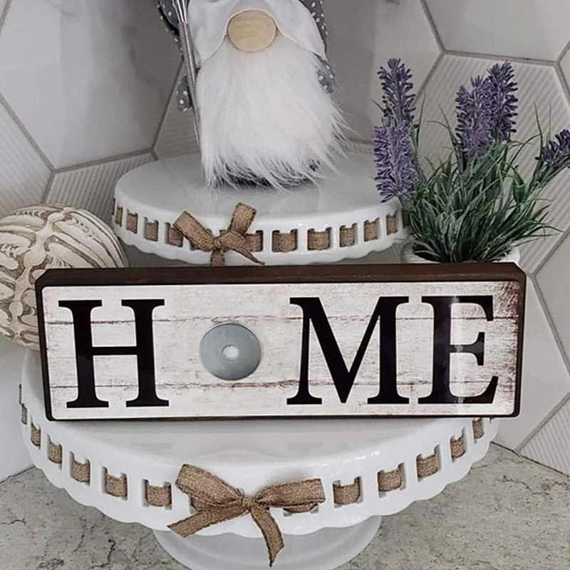 

LED Rectangle Home Dwarf Print Sign Rustic Door Hangers Front Sign