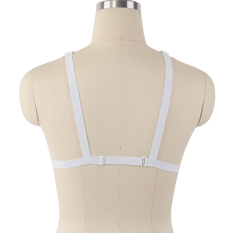 Пентаграмма портупея для тела белое свадебное бондажное белье открытый