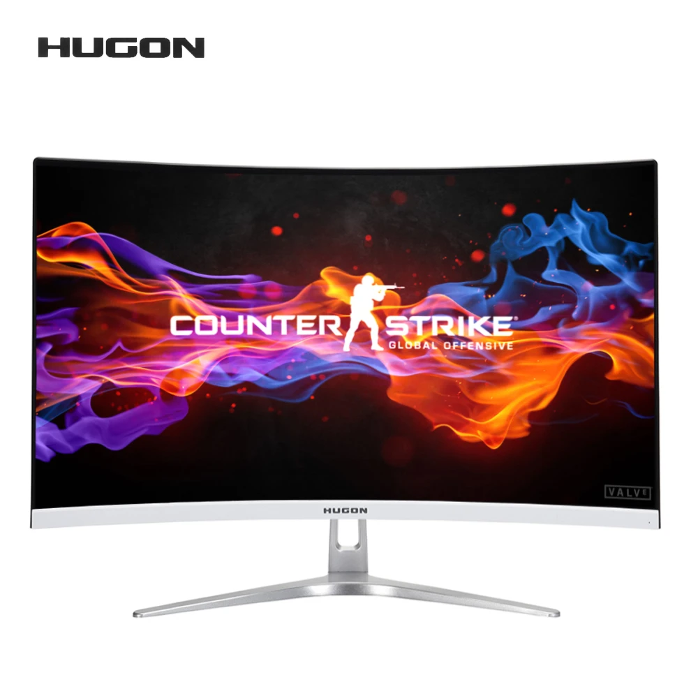 Монитор игровой HUGON 32 &quot изогнутый экран 1920 × 1080p 144 Гц светодиодный интерфейс AMD