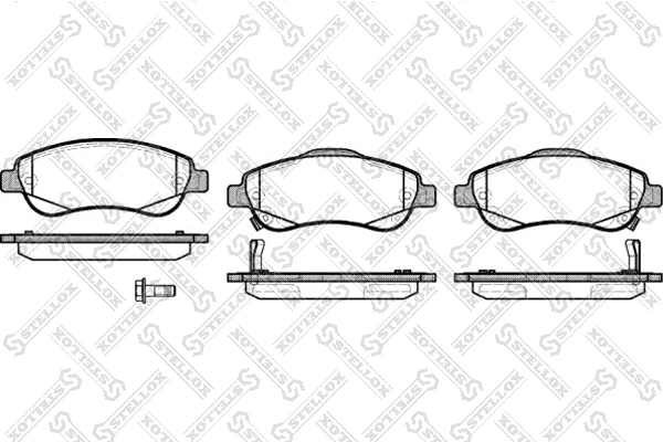 001 081B-SX колодки дисковые передние\ Honda CR-V 2 0/2 2D/2 4 06 | Автомобили и мотоциклы