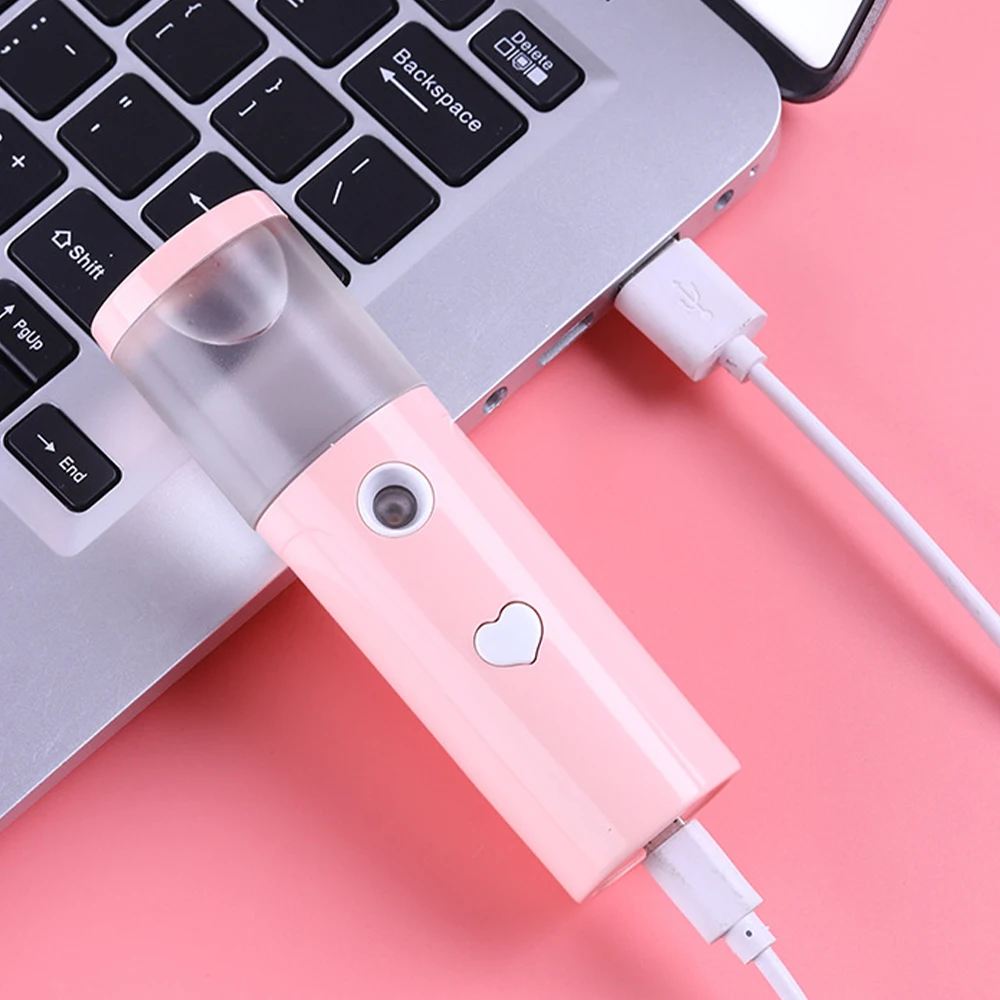 Портативный спрей-увлажнитель для лица 13 Х5 х5 см USB | Красота и здоровье