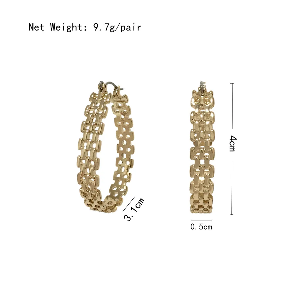 Шикарные женские элегантные серьги кольца ювелирные изделия Brinco Bijoux золотого