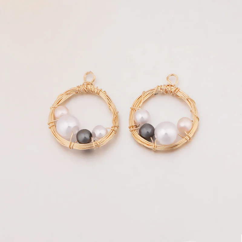 6 шт. принадлежности для изготовления ювелирных изделий медная круглая петля