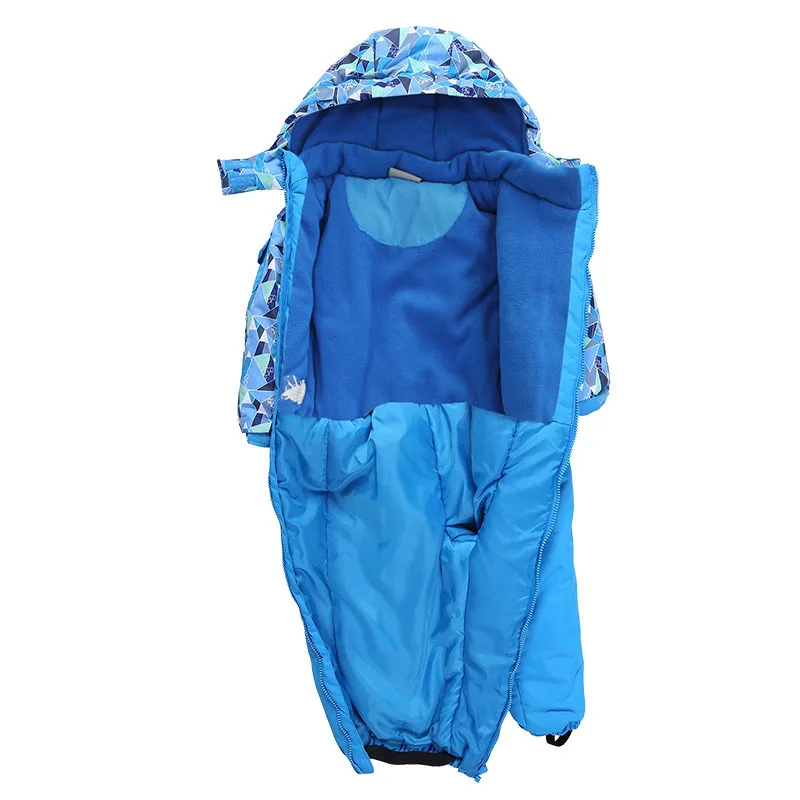 Детский Зимний лыжный комплект для девочек уличный костюм сноуборда