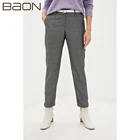 Женские брюки в мелкую клетку Baon B299502