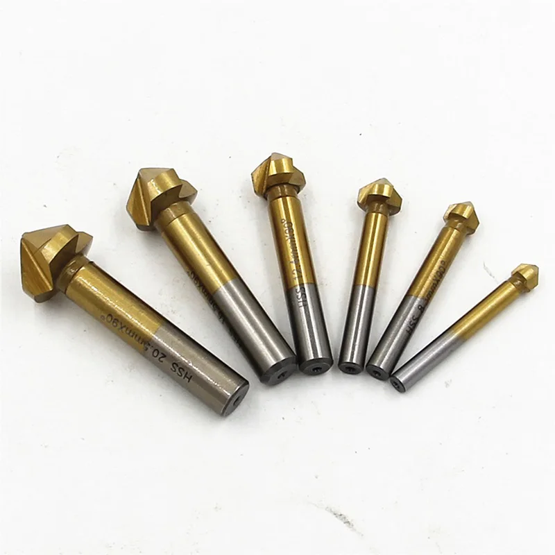 6 шт./комплект фаска с тремя лезвиями|Сверла| |