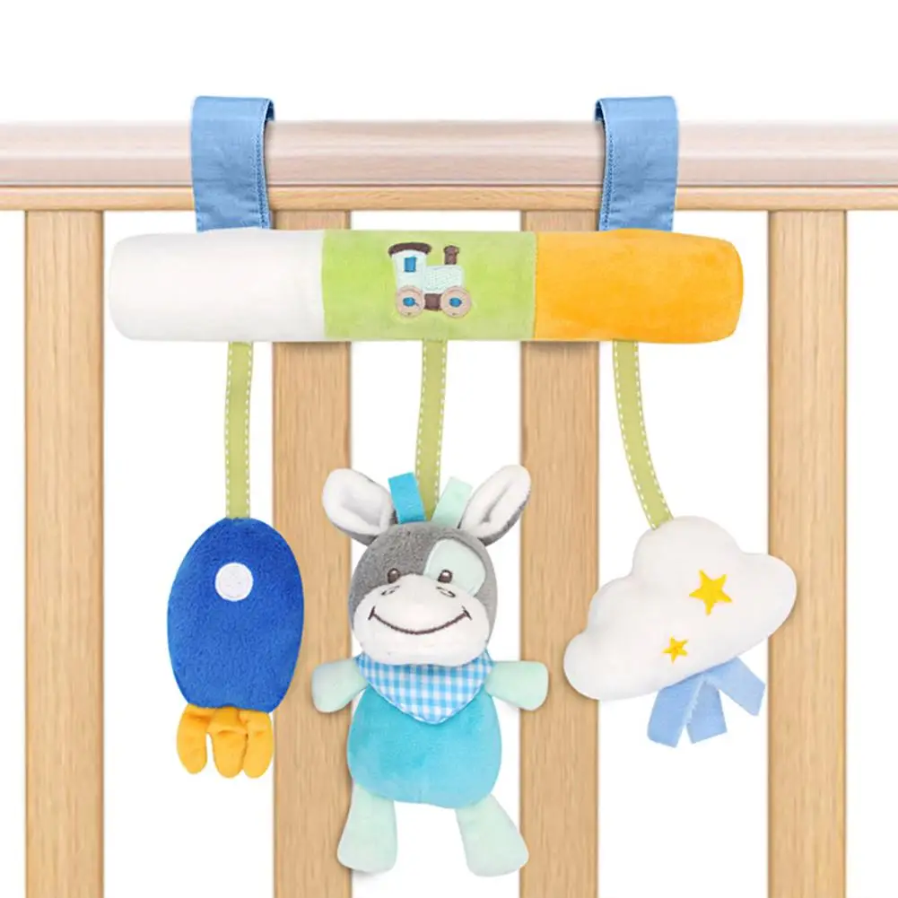 Детская коляска детская кроватка плюшевая подвесная игрушка-Жираф подвеска с