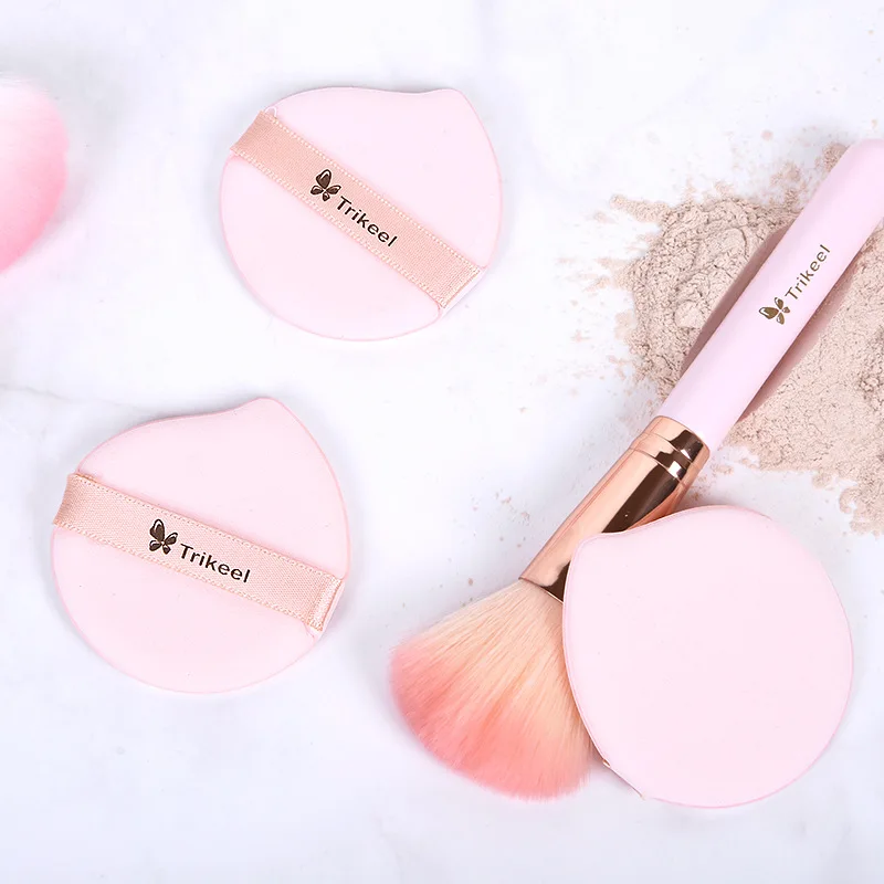 2 шт. портативные мягкие губки для нанесения основы под макияж |