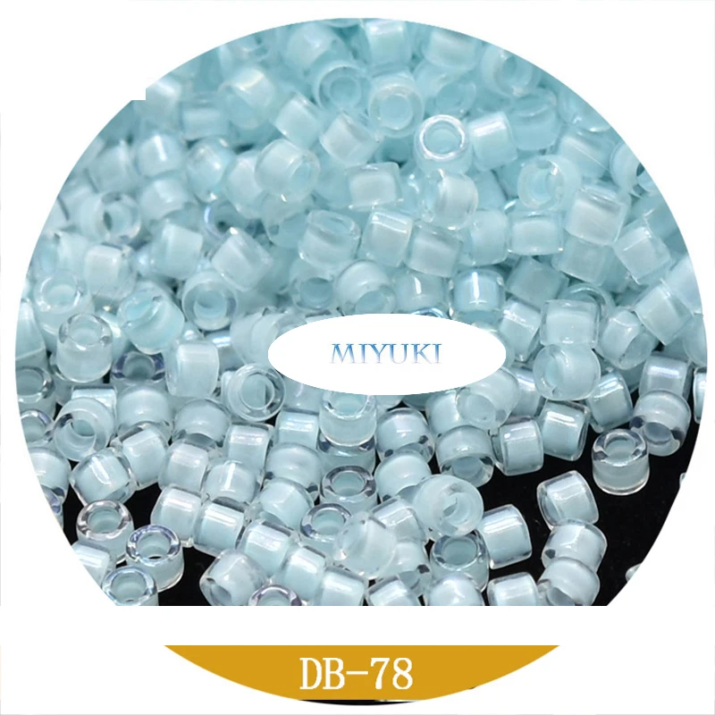 Стеклянные бусины Япония Miyuki импортированный бисер окрашенный сердечник серии 10