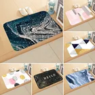 Геометрический мраморный коврик, напольный коврик, скандинавский абстрактный домашний коврик для входной двери, нескользящий напольный коврик для гостиной, ванной, кухни