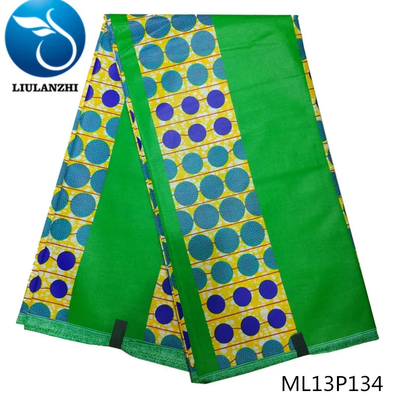

LIULANZHI African wax fabrics Wholesale nigerian wax fabric cotton wax fabric for dress 6yards ML13P131-ML13P150