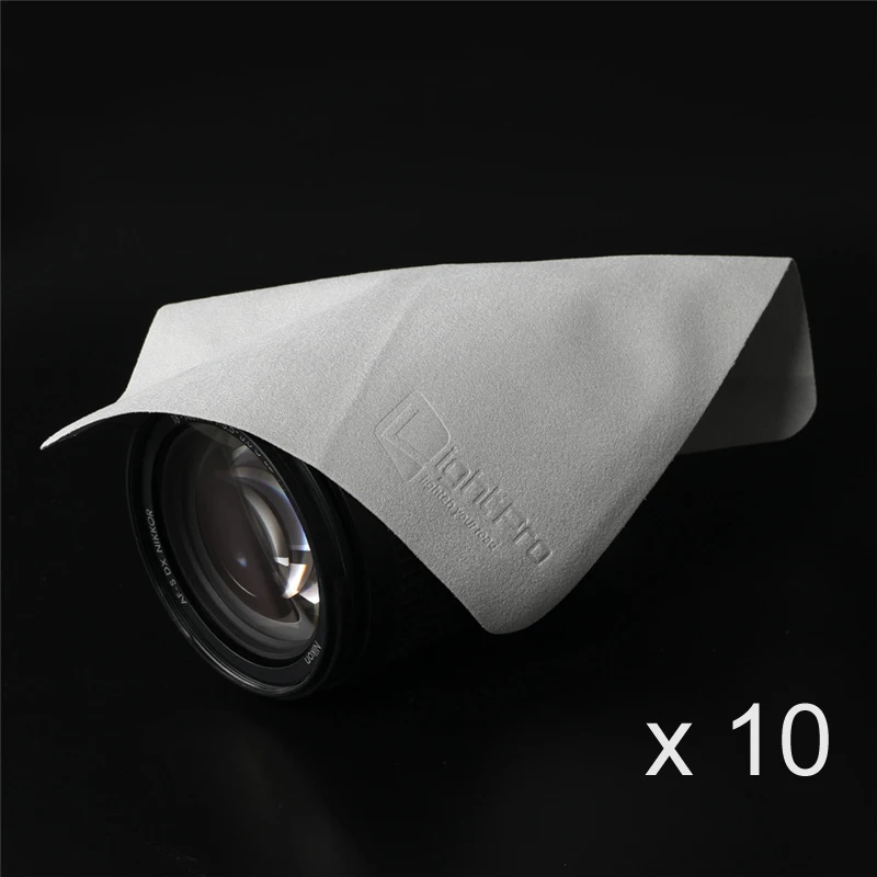 

10pcs Camera Lens Superfine Suede Cleaning Cloth Screen Glass Lens Cleaner for DSLR UV CPL Filter iPhone Glasses Tablet Computer