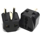 Новый универсальный разъем питания 2 в 1, CE, медь, Индия, Пакистан, Южная Африка, Япония, Австралия, ЕС, США, Великобритания, Индия, переходник для путешествий, тип D