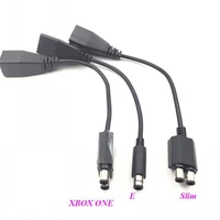 for microsoft xbox 360 to xbox slimonee ac power adapter cable converter transfer cable accessories 100pcs