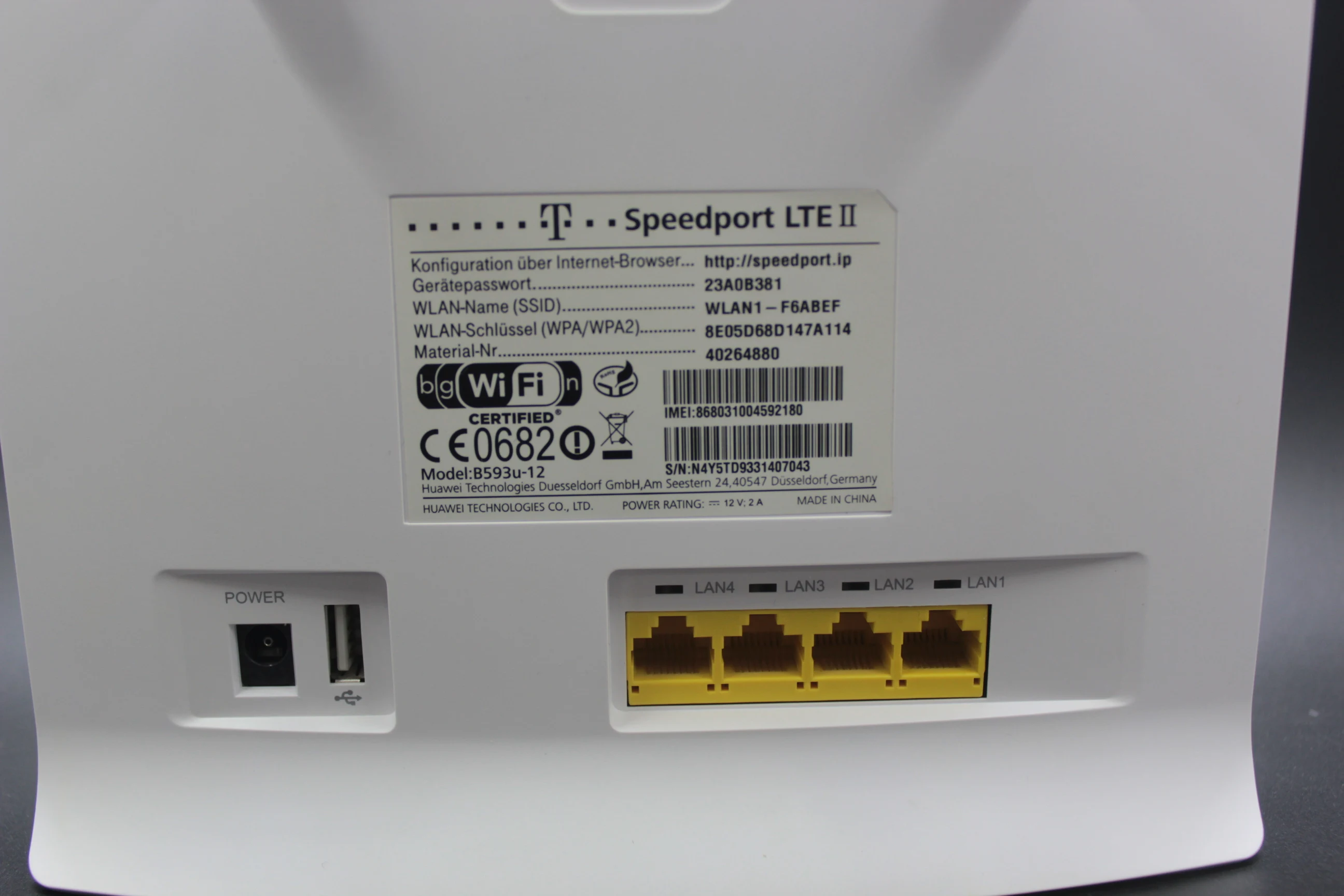 Huawei B593    4G LTE 100 / CPE     Sim- 4G LTE   4 Lan  PK B310