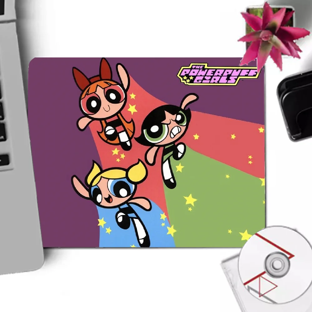 

Powerpuffs Cartoon girl Gaming Mouse Pad PC Mousepad Game Pad Cartoon Rubber Mouse Pad Office Keyboard Pad