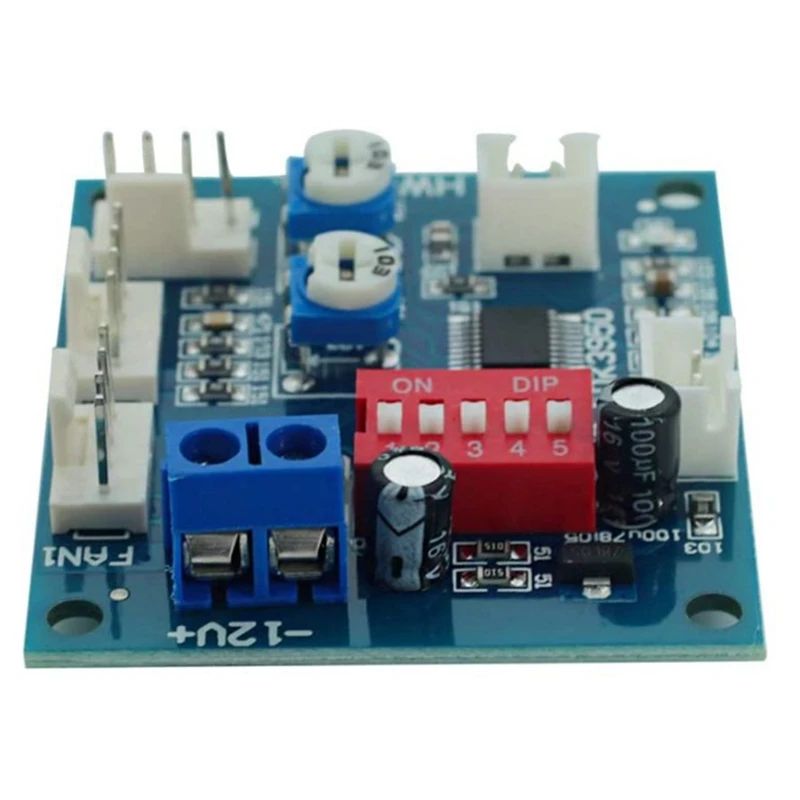

DC 12V Voltage Regulator PWM PC CPU Fan Temperature Control Speed Controller Module High-Temp Alarm Speed Control
