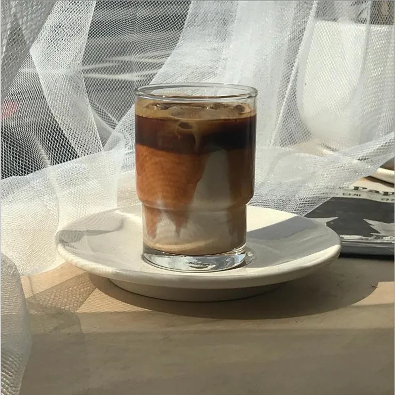 Кофейная чашка в Корейском стиле Cutelife стакан для холодной воды молочный коктейль