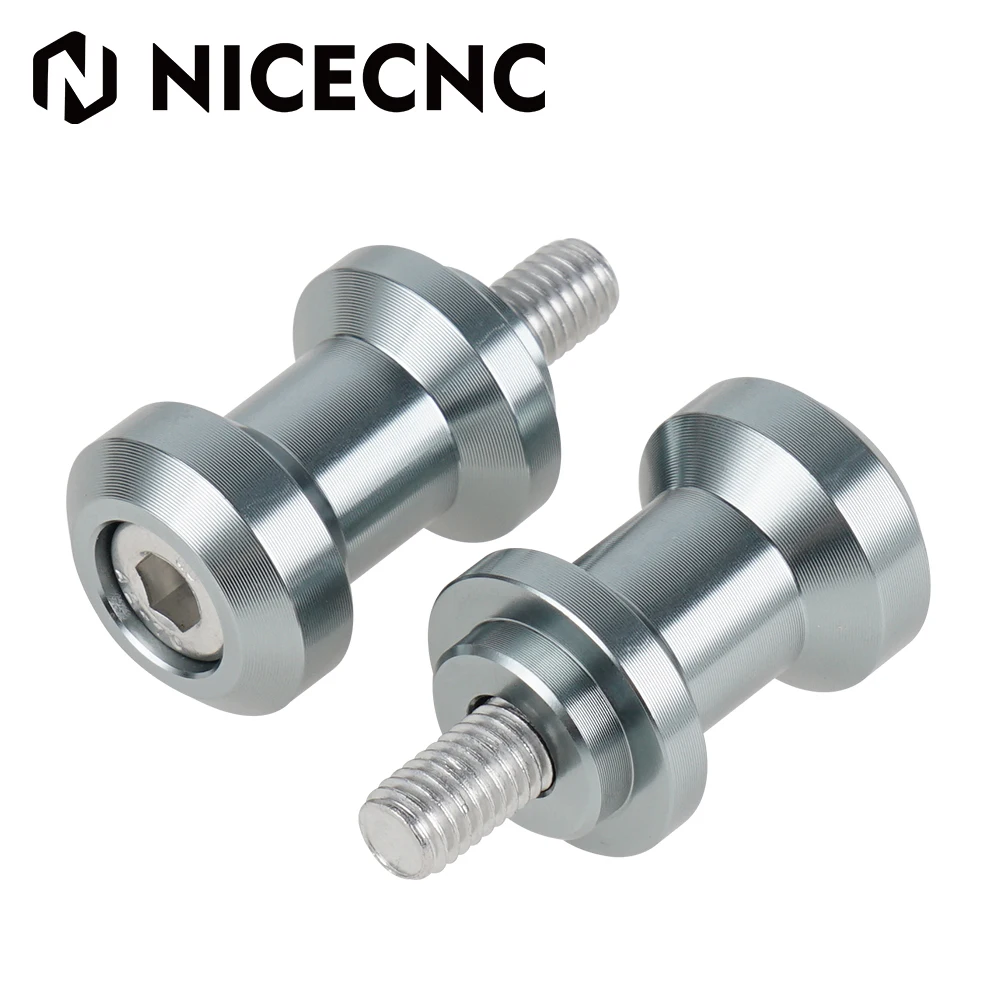 NICECNC 8 мм CNC Swingarm катушки слайдеры поворотный рычаг для Suzuki SV650 SV650S SV1000 SV1000S SFV650 TL1000S