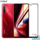 2 шт., Защитное стекло для экрана OPPO Realme, закаленное стекло с полным клеем для OPPO Realme, защитная пленка для телефона, Защитная пленка для мобильного телефона, с защитой от клея, для OPPO Realme