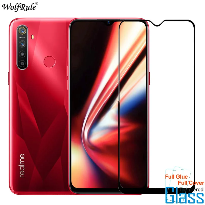 2 uds., vidrio para OPPO Realme 5S, funda protectora de pantalla, vidrio templado completo para OPPO Realme 5S, Protector de tel&eacute;fono, pel&iacute;cula de vidrio-0