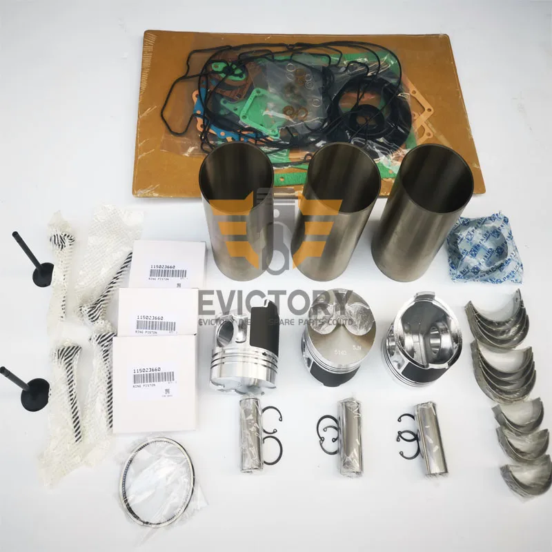

For tractor SHIBAURA N843L-T N843T N843-T valve rebuild overhaul kit + connecting rod