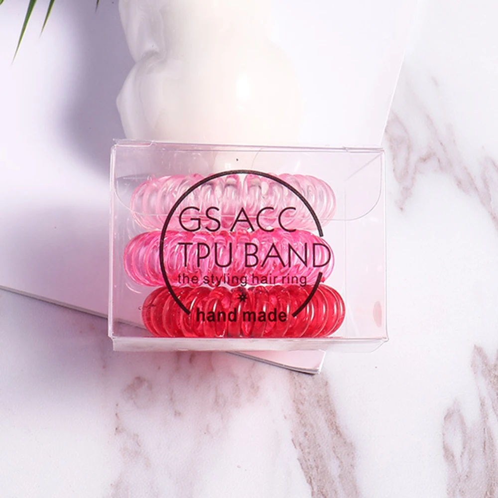 3 шт. разноцветные эластичные резинки для волос| |