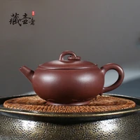 %e2%98%85pot of yixing recommended the high teacher fei all hand jin drum pot authentic undressed ore purple clay single teapot