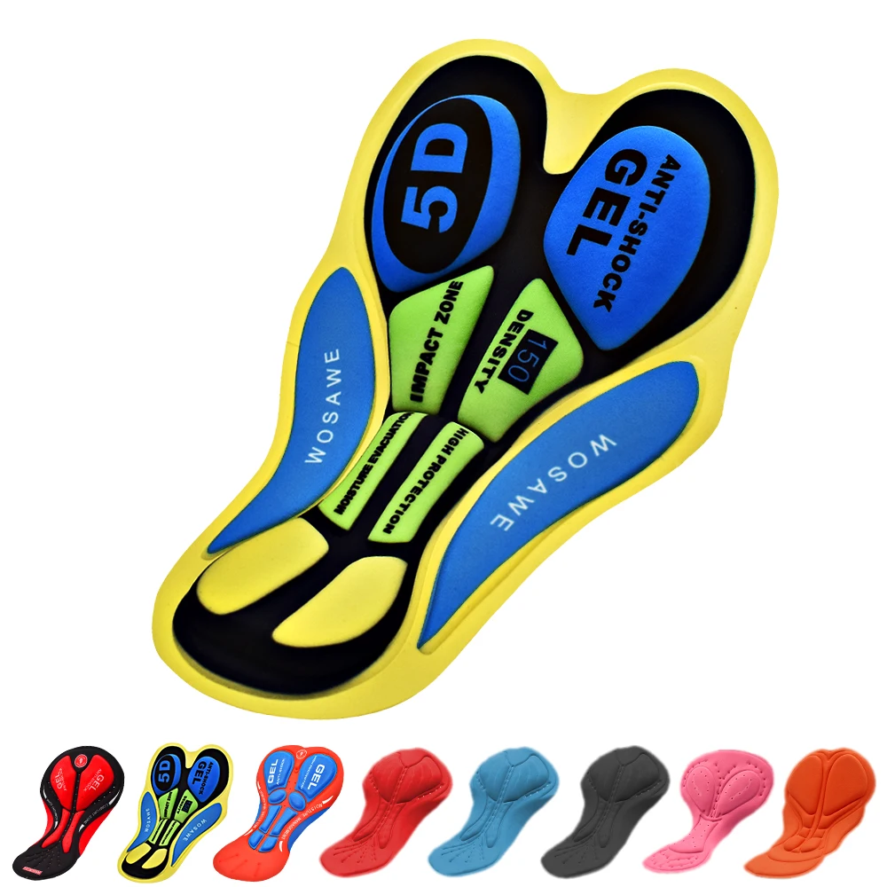 WOSAWE анти шок подушка гель 3D 5D дышащие мягкие трусы шорты для горного велосипеда