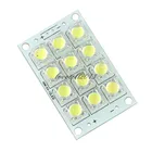 Супер яркая белая светодиодная Пиранья, плата для ночных светодиодных ламп, модуль для самостоятельной сборки, 3-5 в постоянного тока, 12 Светодиодный