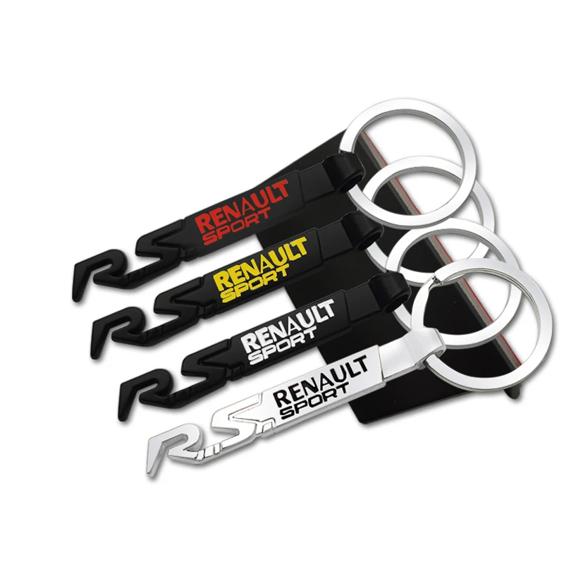 Металлический автомобильный брелок для ключей держатель Renault RS Sport Clio 4 Kadjar Scenic 2