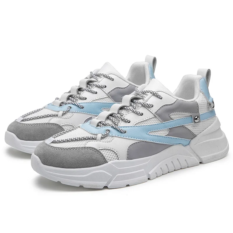 

2021 Men's Shoes Spring New Trendy Daddy Shoes Men's Lightweight Heightened Sneakers Platform Non-Slip Men's Casual Shoes