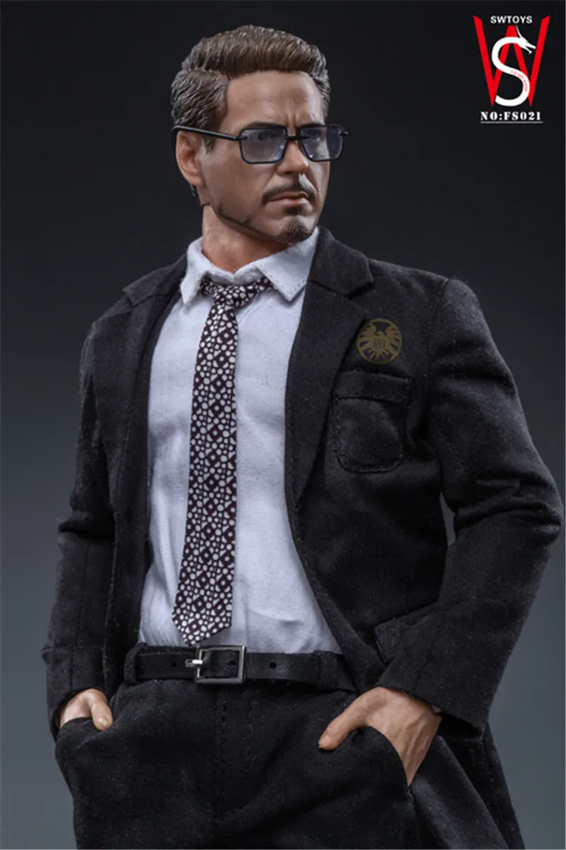 Полный набор фигурки Модель Игрушки для коллекции 1/6 SWtoys Костюм Тони Старка с головой и телом FS021 для фанатов подарок