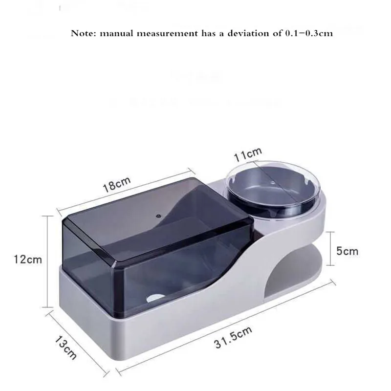 

Wallmounted ashtray No drilling multi-function originality personality trend Northern Europe With cover Toilet tissue box Tissue