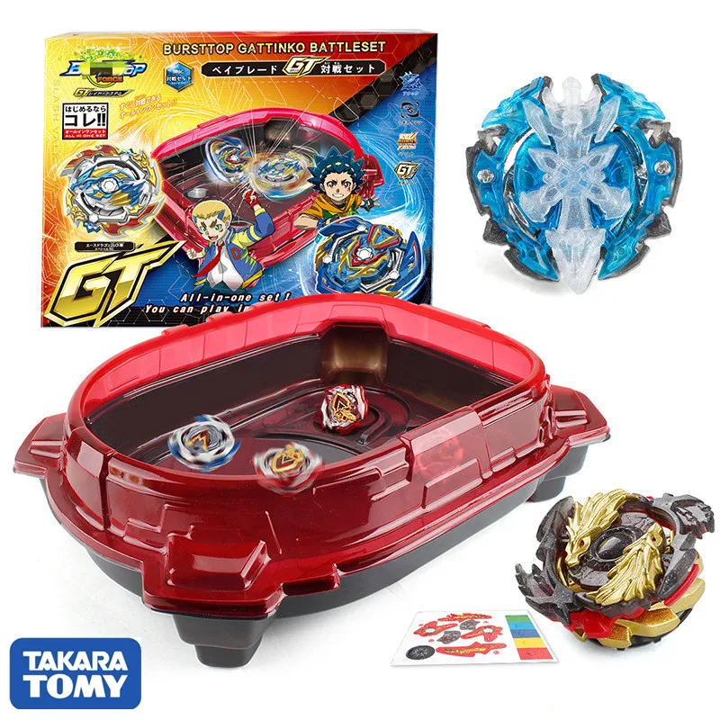 

Hasbro BEYBLADE Burst Turbo Slingshock Rail Rush Battle Set - Complete Set with Burst Beystadium Battling Tops & Launchers