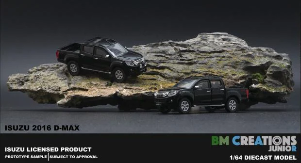 

New BM Creations JUNIOR 1/64 Isuzu 2016 D-MAX +Free wheels Diecast Alloy Car For Collection Gift