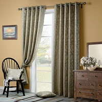 luxury jacquard blackout curtains for living room bedroom european style window drapes custom made room divider curtain