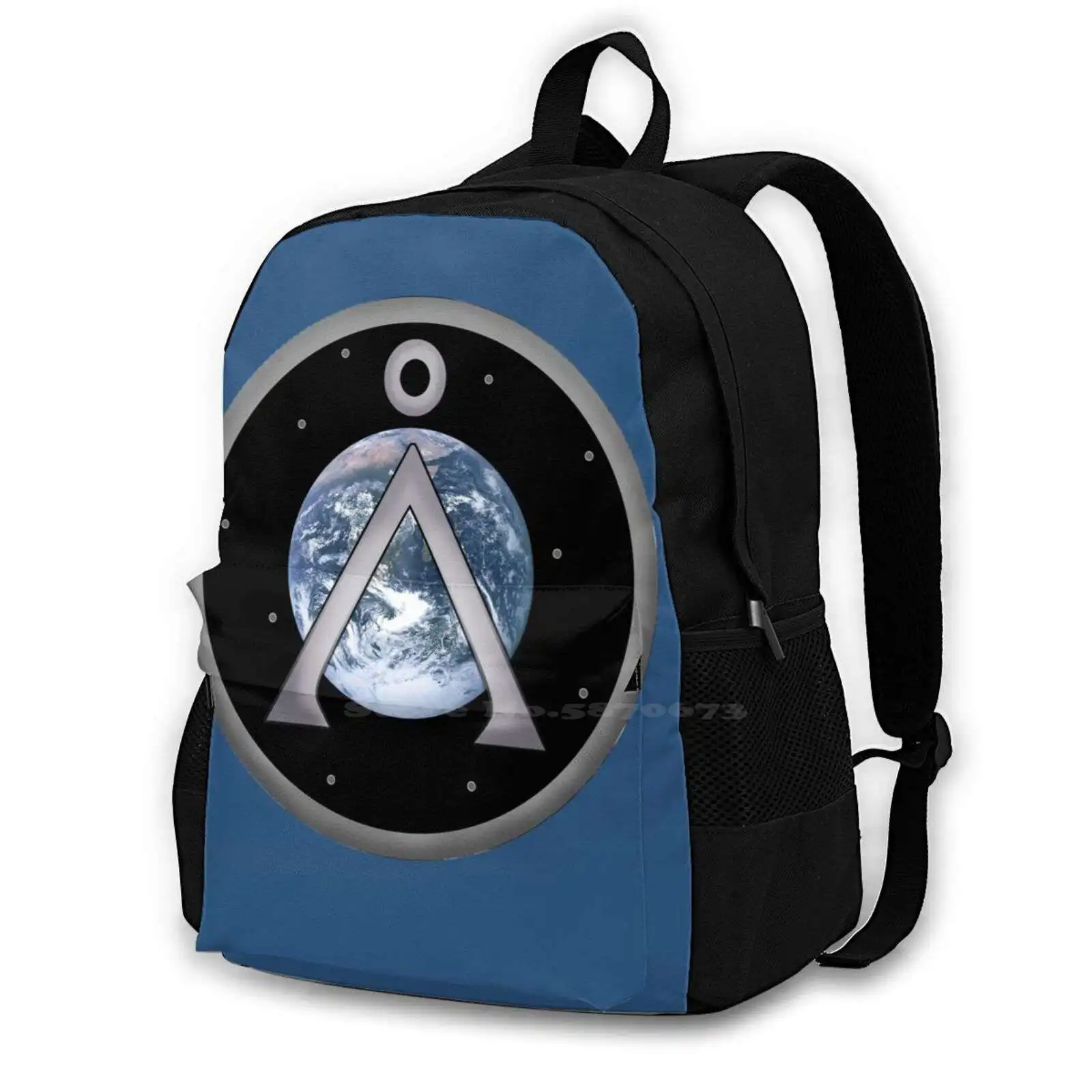 

Earth Patch New Arrivals Unisex Bags Casual bag Backpack Stargate Sg1 Sg 1 Atlantis Earth E Earth Symbol Sci Fi Sifi Scifi Star