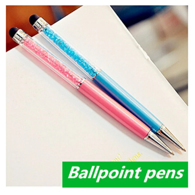 

1 Pc Crystal Pen Diamond Ballpoint Pens Stationery Papelaria Ballpen Caneta Office Material Escolar School Supplies