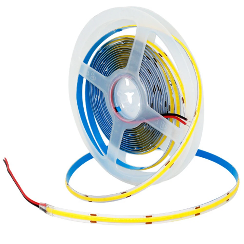 5m 320 384 528 LEDs Flexible COB High Density FOB Strip DC12V 24V RA90 2700K 3200K 4000K 4500K LED Tape | Лампы и освещение